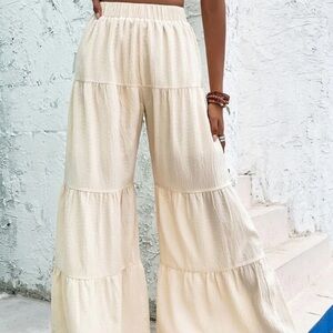 Cream Cover Up Pants